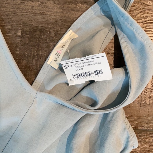 Cropped, wide leg jumpsuit - Picture 3 of 4